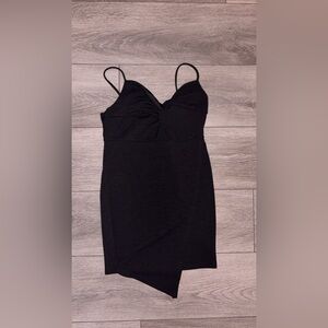 Q I ❤️ It Size Medium Juniors Little Black Dress Wrap Front Fitted New W Tags